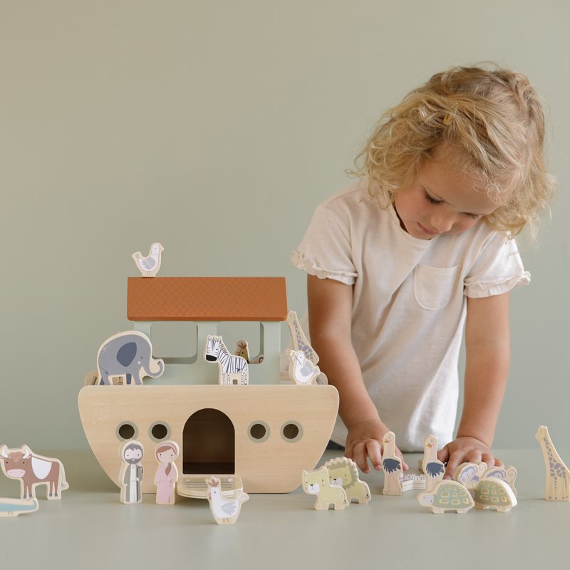 Holz Arche Classic Spielset traditionelles Spielzeug Kleinkinder Kinder Geschenk Neuheit 