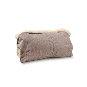 Fellhof Kinderwagen Handwärmer beige-melange