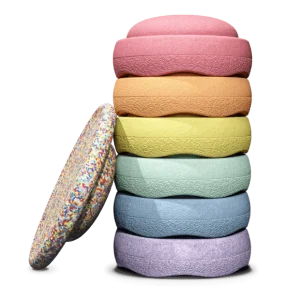 Stapelstein Original Rainbow Set pastel