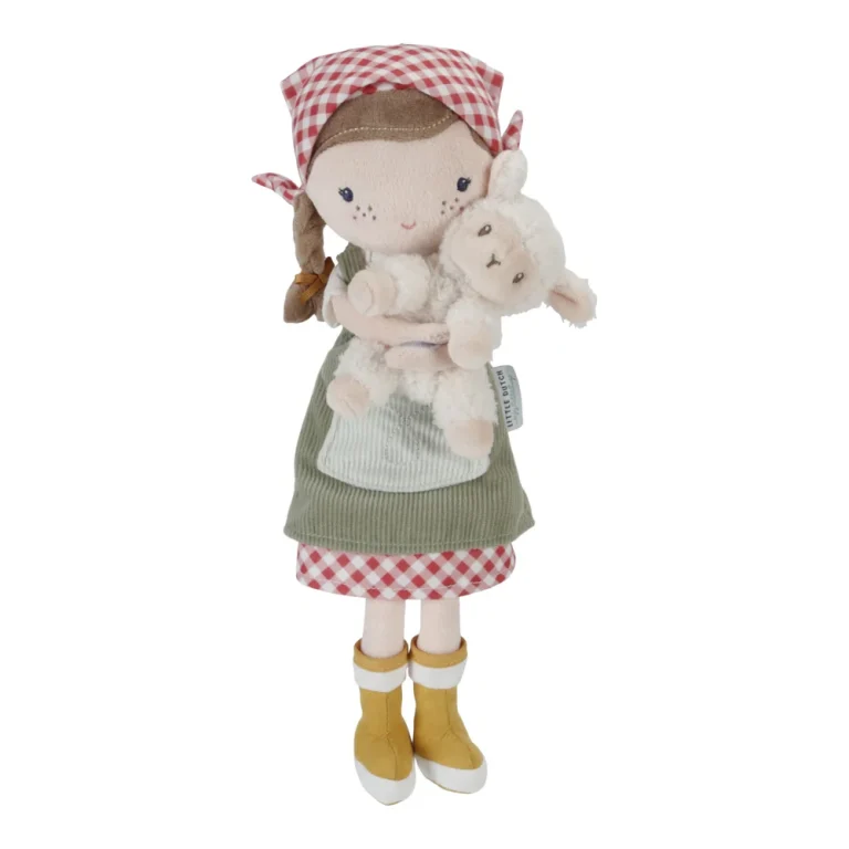 Little Dutch Kuschelpuppe Rosa mit Schaf 35cm