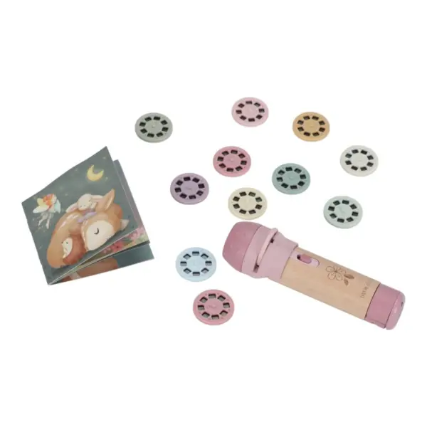 Little Dutch Geschichtenprojektor-Taschenlampe in Rosa – Bild 2