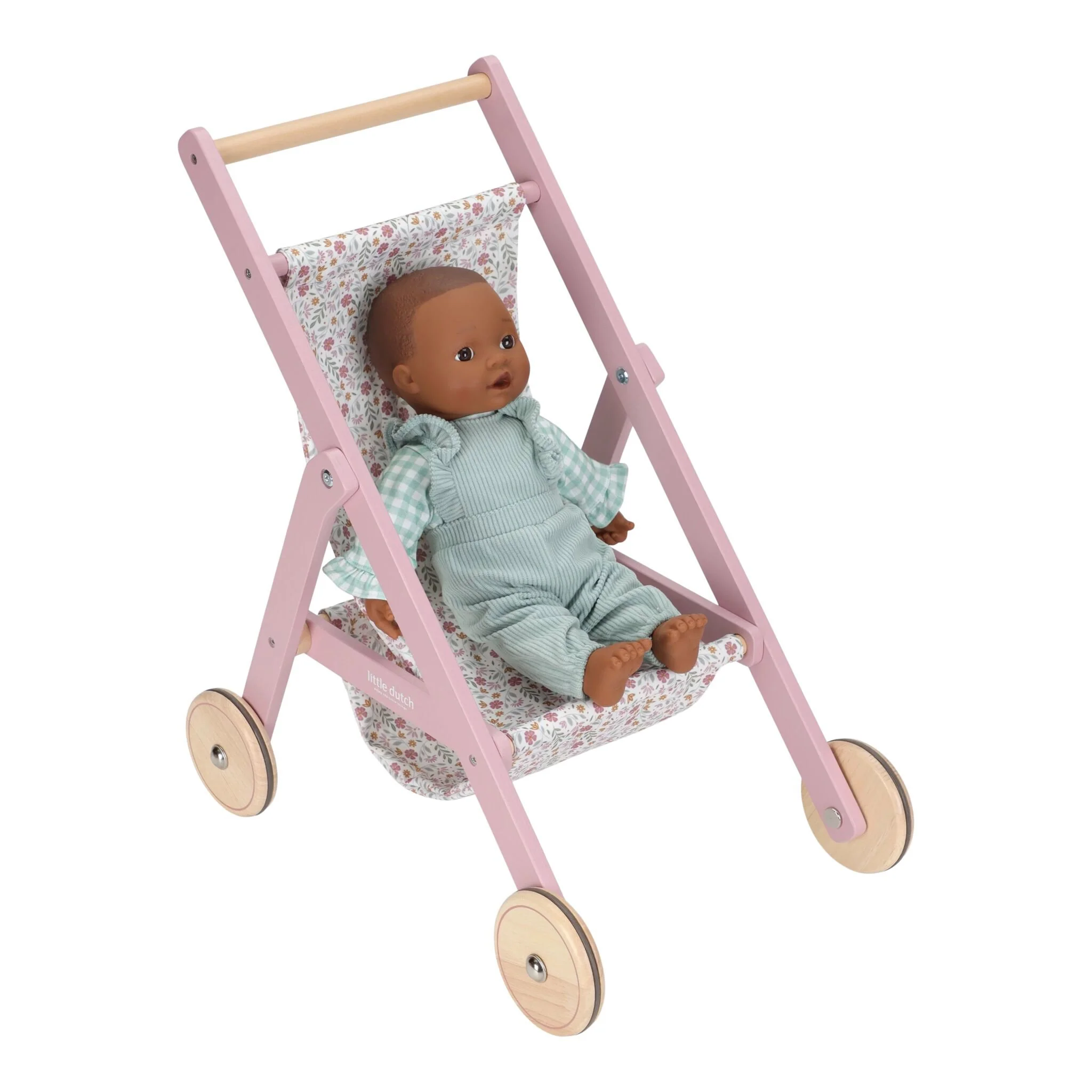 LD2518 Little Dutch Puppenbuggy Holz bei Schmid Kinderwagen