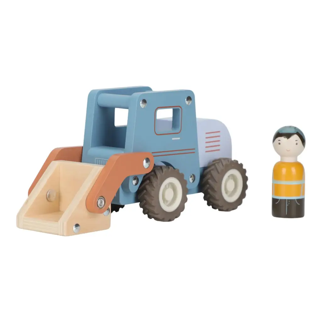 Little Dutch Bulldozer aus Holz bei Schmid Kinderwagen