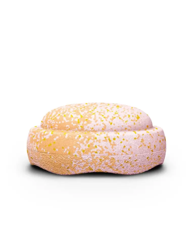 Stapelstein Osterkollektion Spring Special in rosa und orange gepunktet