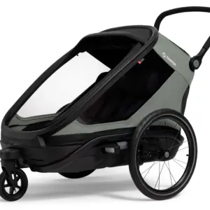 Hamax Outback Next Fahrradanhänger 2-Sitzer Grün