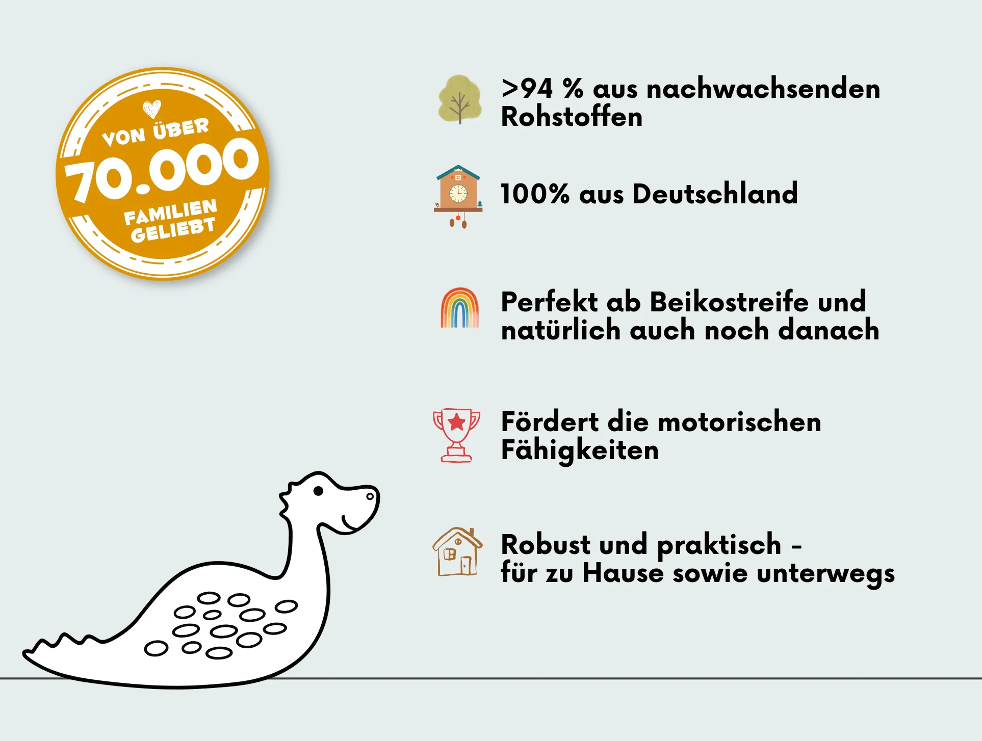 Pieksi und Griffel Snack Piekser "Rooaar" – Bild 3