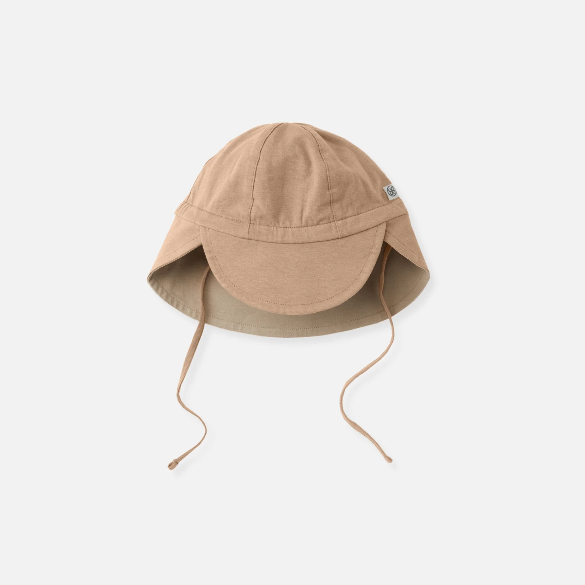 cloby UV Sonnenhut in Peanut Brown/Sandy Beach 0-6Mo – UPF 50+