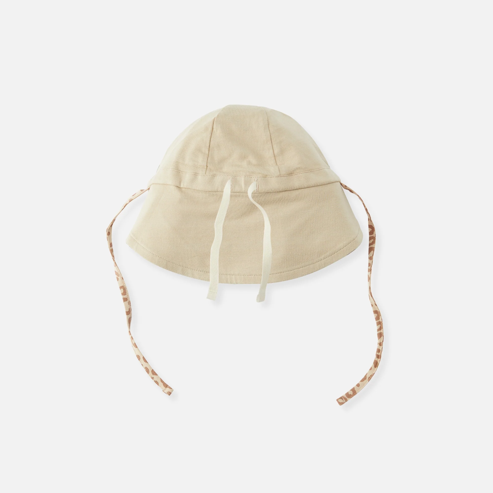 cloby UV Sonnenhut in Leopard Brown/Sandy Beach 0-6Mo – UPF 50+ – Bild 3