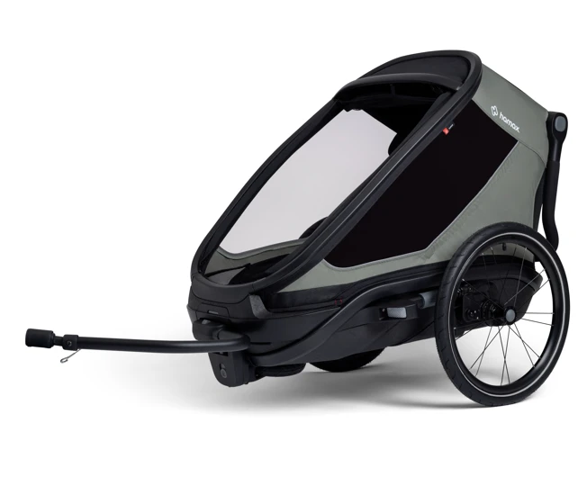 Hamax Outback Next Fahrradanhänger 1-Sitzer Grün – Bild 5