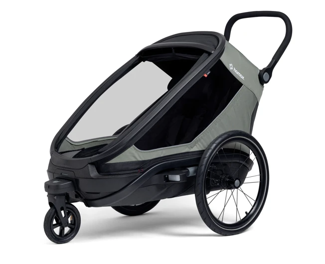 Hamax Outback Next Fahrradanhänger 1-Sitzer Grün – Bild 2
