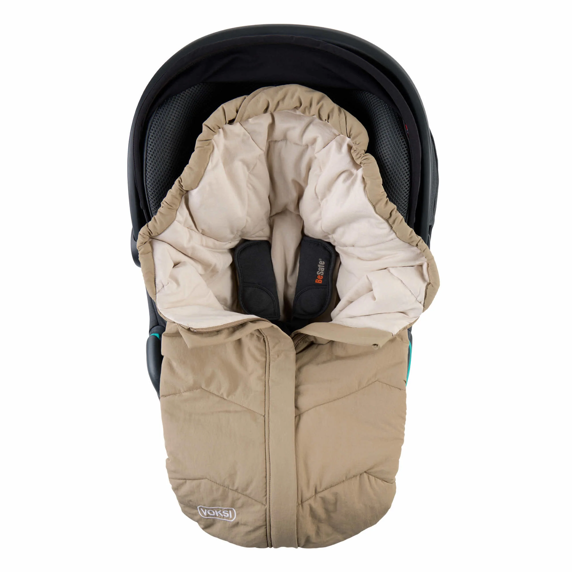 Voksi Move Light Autositzsack Dark Sand Solid – Bild 3