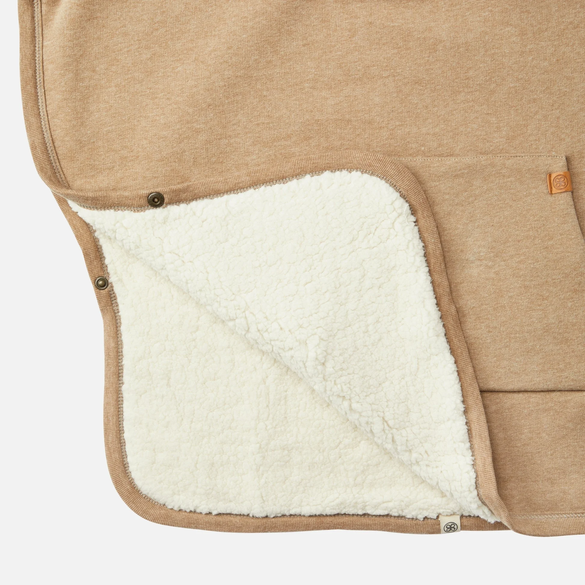 cloby Teddy-Poncho – Braun 1-3Y – Bild 3